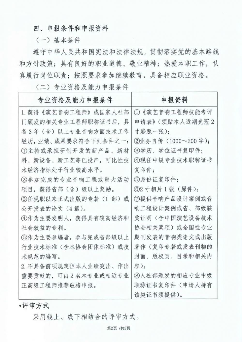 关于开展“演艺音响高级工程师”评审工作的通知_01.png